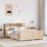 vidaXL Posteljni okvir brez vzmetnice 140x190 cm trdna borovina | Shoptok.si
