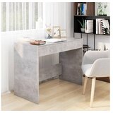  Pisalna miza betonsko siva 101x50x76,5 cm iverna plošča | Shoptok.si