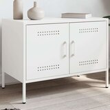 vidaXL TV omarica bela 68x39x50,5 cm jeklo | Shoptok.si