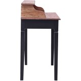  Pisaći stol s ladicama 90 x 50 x 101 cm masivno drvo mahagonija | shoptok.hr