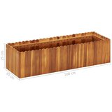  Vrtna posuda za sadnju od masivnog bagremovog drva 100x30x25 cm | shoptok.hr