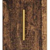 vidaXL Strani šal Star les 34 x 34.5 x 90 cm Konstruiran les | Shoptok.si