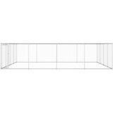 Vanjski kavez za pse od pocinčanog čelika 760 x 760 x 185 cm | shoptok.hr