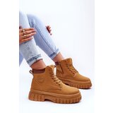 Boto Women's Leather Lined Fur-Lined boot Brown Poles | shoptok.hr
