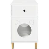  Mačja Kuća Sjajno bijelo 72 x 42.5 x 70 cm Konstruirano drvo | shoptok.hr