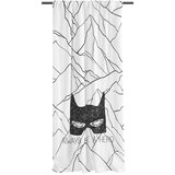 Butter Kings Crno-bijela dječja zavjesa od pamučnog satena 110x250 cm Be a Hero – | shoptok.hr