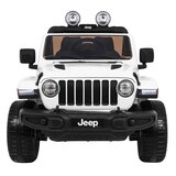  Licenciran avto na akumulator Jeep Wrangler Rubicon 4x4 - bel | Shoptok.si