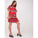 RUE PARIS Dress-CHA-SK-1407-4.17P-red | Shoptok.si