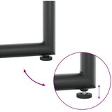  Vrtni set za objed 9 kom. Crna i antracit Textilene i čelik | shoptok.hr