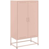 vidaXL Visoka komoda ružičasta 68,5 x 38,5 x 123,5 cm čelična | shoptok.hr