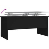 Stolić za kavu crni 102x50,5x46,5 cm od konstruiranog drva | shoptok.hr