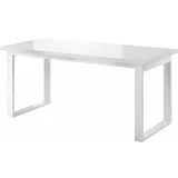 Helvetia meble Blagovaonski stol na razvlačenje Helio - Crna/sivo staklo - 24WXJW92
