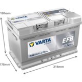 Akumulator VARTA Dynamic EFB 12V 80Ah 800A (N80) | Eponuda.ba