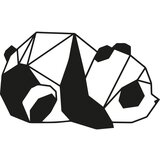 Wallity Zidna dekoracija Panda2, 52x31 cm, 1.5 mm, Crna Cene