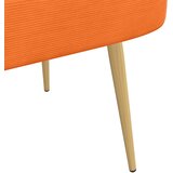  Oblikovana klupa s naslonjačem Narančasta 110 x 60 x 76 cm | shoptok.hr
