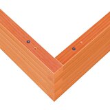  Vrtna sadilica voštano smeđa 100x100x23 cm masivna borovina | shoptok.hr