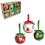  novogodišnje kugle 7.5cm u ukrasnoj kutiji set 6/1 Cene