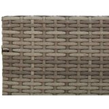  Vrtna sofa L-oblika sa stolom i jastucima siva od poliratana | shoptok.hr