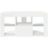  Kotni LED TV ormar Zidne Visoki sjaj bijela 100 x 40 x 50 cm | shoptok.hr