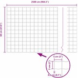 Euro ograda 0,6 x 25 m Željezo prekriveno PVC-om | shoptok.hr