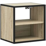 vidaXL Zidni noćni ormarići 2 kom sonoma hrast 40x31x39,5 cm | shoptok.hr