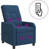  Krevetna stolica za masažu Plava Tkanina | shoptok.hr