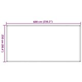  Za šator boja pijeska 250 x 600 cm HDPE | shoptok.hr