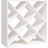 Ormarić za vino bijeli 62 x 25 x 62 cm od masivne borovine | shoptok.hr