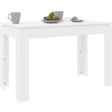 vidaXL Blagovaonski stol bijeli 120 x 60 x 76 cm od iverice | shoptok.hr
