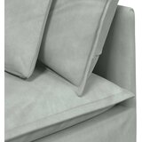  Modularna sofa s jastucima, baršunasta, svijetlosiva | shoptok.hr
