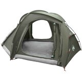 vidaXL Trekking šotor z vodoodporno prevleko 3 oseba Vojaška zelena, (5000309543) | Shoptok.si