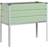  Sadilica Pastelno zelena 100 x 45 x 90 cm Cinkani čelik | shoptok.hr