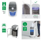 Leitz IQ OptiMax Home Office 225 Micro Cut Paper Shredder Security P5 15L - White | shoptok.hr