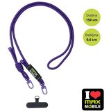 Max Mobile VEZICA ZA MOBITEL 6mm Ljubičasta | shoptok.hr