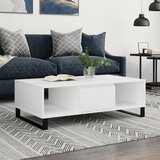 The Living Store Klubska mizica bela 104x60x35 cm inženirski les - Klubska Mizica, (21574867) | Shoptok.si