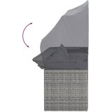  4-dijelni set vrtnih sofa od poliratana s jastucima sivi | Eponuda.com