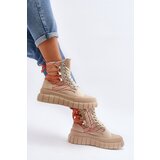 Boto Women's High Suede Sneakers Beige Eleamia | shoptok.hr