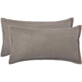  Presvlaka za jastuk 2 pcs HOUTEN Svjetlosiva 40 x 70 cm Boucl&amp;eacute; Slike