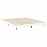  Okvir za krevet bijeli 200 x 200 cm od konstruiranog drva | shoptok.hr