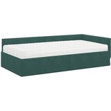  Kutni krevetni okvir s madracem Ostalo 2 pcs Zelena Baršun | shoptok.hr