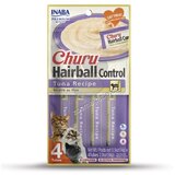 Inaba churu hairball control za mačke - tuna 4x14g cene