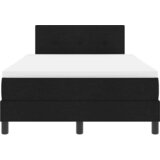  Krevet s opruga kutije s LED trakama Crna 120 x 190 cm tkanina | shoptok.hr
