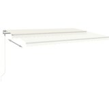  Automatska tenda sa senzorom za vjetar LED 500x350 cm krem | shoptok.hr