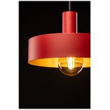Gtv Crvena viseća svjetiljka s metalnim sjenilom ø 30 cm Selvia II – | shoptok.hr