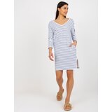 Och Bella Dress-TW-SK-BL-1010.74-white-navy blue | ePonuda.com
