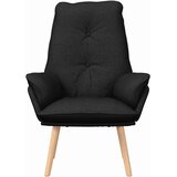  Fotelja Crna 69 x 74 x 93 cm Tkanina i šperploča | shoptok.hr