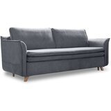 Miuform Siva baršunasta sklopiva sofa 225 cm – Cijene