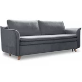 Miuform Siva baršunasta sklopiva sofa 225 cm –