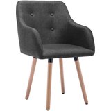 Furnova Jedilni stoli 2 kosa temno sivo blago, (21928850) | Shoptok.si