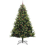 vidaXL Umjetno savitljivo božićno drvce 300 LED-a Zelena 240 cm | shoptok.hr